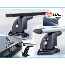 AMOS Beta107 szélzajmentes alu zárható tetőcsomagtartó fixpontos autókhoz tetőcsomagtartó