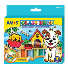 AMOS Üvegfesték készlet-kutyás kreatív és készségfejlesztő