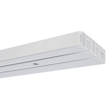 AMS AMS Műanyag mennyezeti függönysín (2 soros) fehér - 300 cm karnis, függönyrúd