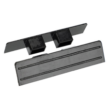 AMS AMS Műanyag mennyezeti függönysínhez - 2 soros végzáró, fekete karnis, függönyrúd