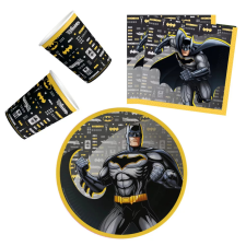 Amscan Batman City party szett 32 db-os 23 cm-es tányérral party kellék