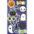 Amscan Europe Halloween Figurák Matrica, 4 db-os
