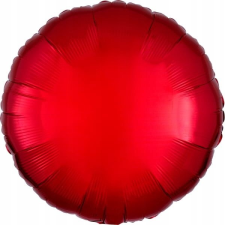 Amscan Kör Fólia Lufi - 43 cm, Piros (9914083-92) party kellék