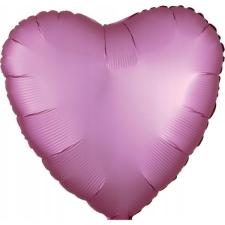 Amscan Silk Flamingo Szív Fólia Lufi 43 cm (9914099) party kellék