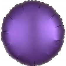 Amscan Silk Purple Kör Fólia Lufi 43 cm (9914128) party kellék