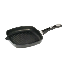 AMT Gastroguss the &quot;World&#039;s Best Pan&quot; grill serpenyő,  26x26 cm, 4 cm magas, indikátorral edény