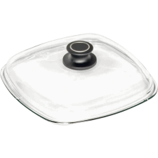 AMT Gastroguss üvegfedél gombbal, hossz: 260 mm, szélesség: 260 mm edény