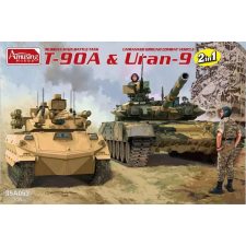  Amusing Hobby Uran-9 & T-90A (2kits) 1:35 (A053) makett