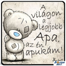AN-PE 32 Kft Hűtőmágnes, A világon a legjobb apa hűtőmágnes