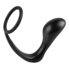 analfantasy analfantasy ass-gasm plug - análujj dildó péniszgyűrűvel (fekete)