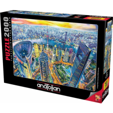 ANATOLIAN 2000 db-os puzzle - View of Shanghai (3962) puzzle, kirakós