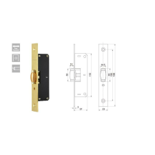 Anbo AJTÓCSAPPANTYÚ GÖRGŐS KRÓM. 160*37MM ANBO 1255B zár és alkatrészei
