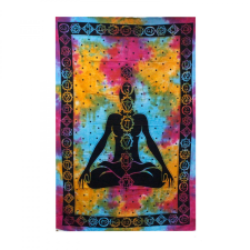 Ancient Egyes Pamut Ágytakaró / Falidísz - Chakra Buddha lakástextília