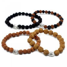 Ancient Mix Rudraksha Buddha Karkötők karkötő