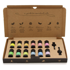 Ancient Wisdom Aromaterápiás Illóolaj Szett - Kezdő Együttes, 12x5ml kozmetikai ajándékcsomag