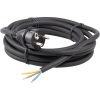 Anco 321662 250V Hálózati gumi táplábel 5m - Fekete (321662)