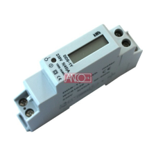 Anco Digitális almérő DIN sínre, 1 pólusú, számlázási célokra nem alkalmas, 5(50)A 1000imp/kWh villanyszerelés