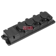 Anco Elosztó 4-es szerelhető gumis, IP44 hosszabbító, elosztó