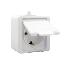 Anco Junior 1-es földelt dugalj, kültéri villanyszerelés