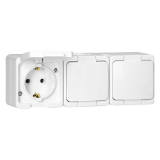 Anco Junior 3-as földelt dugalj, kültéri villanyszerelés