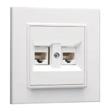 Anco Karea 2-es UTP csatlakozó aljzat kábel és adapter