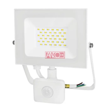 Anco LED reflektor 30W mozgásérzékelővel – 2550 lumen kültéri biztonsági fényvető kültéri világítás