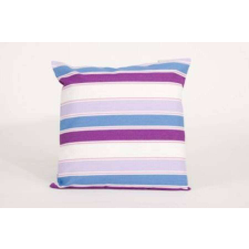  ANDALÚZIA CSÍKOS Lila-Kék díszpárnahuzat 45x45 cm lakástextília