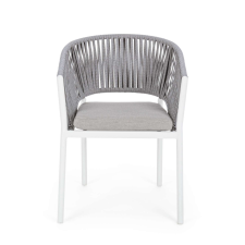 Andrea Bizzotto spa FLORENCIA szürke és fehér kerti szék kerti bútor