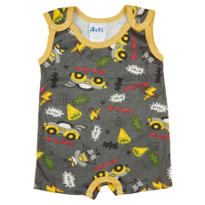 Andrea Kft. Baba ujjatlan pamut napozó Batman mintás 1068 kombidressz, body