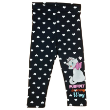 Andrea Kft. Belül enyhén bolyhos kislány leggings Marie cica mintával gyerek nadrág