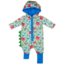 Andrea Kft. Dínós kapucnis hosszú ujjú overál 23904901086 babakabát, overál, bundazsák