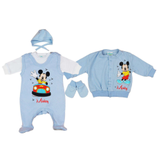 Andrea Kft. Disney 5 részes fiú ruha  Szett - Mickey Mouse #kék