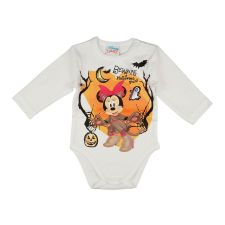 Andrea Kft. Disney Minnie halloween hosszú ujjú baba body fehér kombidressz, body