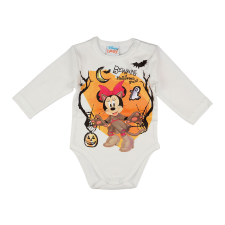 Andrea Kft. Disney Minnie halloween hosszú ujjú baba body fehér kombidressz, body