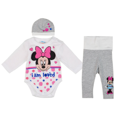 Andrea Kft. Disney Minnie "I am loved" feliratos 3 részes baba szett