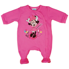 Andrea Kft. Disney Minnie virágos, belül bolyhos, hosszú ujjú rugdalózó rugdalózó
