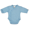 Andrea Kft. Egyszínű, hosszú ujjú elöl patentos baba body