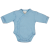 Andrea Kft. Egyszínű, hosszú ujjú elöl patentos baba body