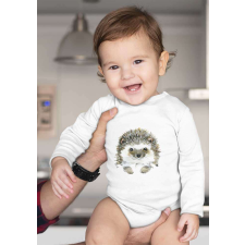 Andrea Kft. Hosszú ujjú baba body állatos mintával kombidressz, body