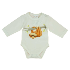 Andrea Kft. Hosszú ujjú baba body lajhár mintával 23923034074 kombidressz, body