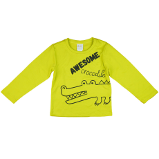 Andrea Kft. Krokodilos dombornyomott hosszú ujjú póló