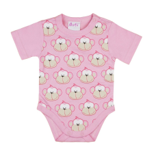 Andrea Kft. Monkey majom mintás rövid ujjú baba body (kombidressz) 20975045074 kombidressz, body