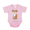 Andrea Kft. Rövid ujjú baba body cuki Őzike mintával