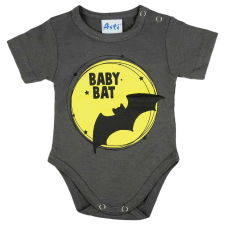 Andrea Kft. Rövid ujjú baba body "Baby Bat" felirattal kombidressz, body