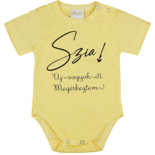 Andrea Kft. Rövid ujjú feliratos baba body 68 24419037068 kombidressz, body