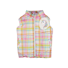 Andrea Kft. Unikornis lányka bélelt vízlepergetős mellény