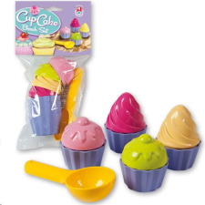 Androni Giocattoli Cup Cake muffinkészítő 9 részes homokozó csomag (3401-0000) (3401-0000) homokozójáték