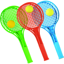 Androni Retro műanyag tenisz készlet szivacs labdával kerti játék