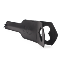 Angel Touch Real cowhide paddle black with angel touch sign korbács, paskoló