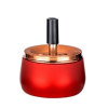 Angelo pörgős hamutartó- piros testű, rosegold színű tetővel